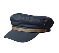 Balke, berretto in stile da pescatore, in tela di cotone Blu marino XL