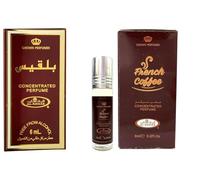 Balkis & French Coffee - Olio profumato concentrato, confezione da 2, lunga durata, senza alcol, per uomini e donne, 6 ml per roll-on