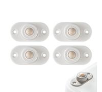 Ball Bearing Rollers - POM Stainless Steel 360° Mini Caster Wheels | Self Adhesive Swivel Roller Ball Transfer Bearings for Appliance Storage Box Movement | for Home Office Kitchen Furniture