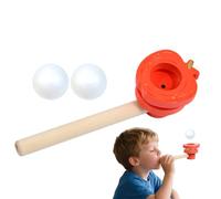 Ball Blowing Pipe, Floating Ball Breath Toy, Ergonomic Cognitive Development Exerciser for Kids Party, 5.91x1.77x1.77 Inches, Children's Day, Birthday, Easter, Fun Learning Use