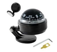 Ball Compass - 3,15 x 2,4 x 2,09 pollici Car Electronic Navigation Compass, Navigation Flush Mount Compass Survival Tools | Clear dials Scale Direction Tool for Caravan, SUVs, Marine, RVs, and Trucks