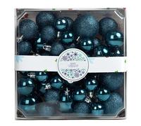 Ball Di Natale - Ornamenti Glitter Da 44 Pezzi | Baubles Albero A Prova Di Franco | 3/4/5 Cm Balli Di Decorazione Sospesa Per CħRISTMAS Tŕee Scale Di Ghirlanda Del Portico Pathway Giardino Este