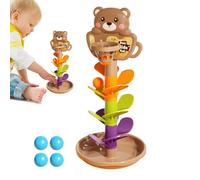 Ball Drop - Costruzione Pallacanestro Giocattoli Impilabili | Torre Interattiva Gioco Educativo Apprendimento Prescolare per Casa e Viaggio