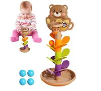 Ball Drop Toy, Interactive Basketball Ramp Activity Track, Learning Educational Toy for, Fun for Birthday & Baby Developmental Play, 12.99 inches high