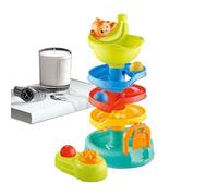 Ball Drop Toy Set, Early Learning Tower, Stacking Tabletop Game, Parent-Child Interaction Toy, Preschool Activity for Boys and Girls Ages 1-4, 11.42x6.3x12.2 inches, Multicolor