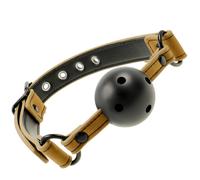 Ball Gag Fetish Submissive con Fori Traspiranti