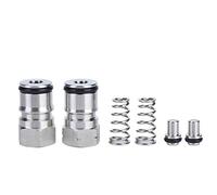 Ball Lock Post Connector | 304 Stainless Steel Homebrew Keg Adapter | 9 / 16in - 18 Thread for Pressure Management/Leak Control | No Welding, No Tools Needed