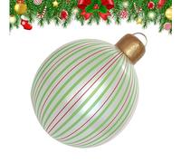 Ball natalizio gonfiabile - Palloni gonfiabili in PVC di grandi dimensioni esterni | Ornamenti per palla per far esplodere - grandi decorazioni per le vacanze in PVC per il giardino all'aperto inverna