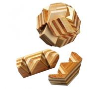 Ball-Puzzle - Bambù - 6 Pezzi Del Puzzle - Gioco di Riflessione Pazienza