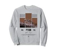 Ball Python Modern Reptile Keeper Streetwear Felpa