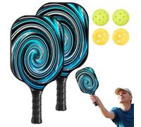 Ball Racquet Set, Carbon Fiber Paddle, Comfort Grip Rackets, Player Sports Equipment, Outdoor Game Kit with Bag for Women, Men, Backyard, Training, Travel, Casual Play, 15.75 X 7.87 X 5.28 Inches