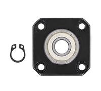 Ball Screw End Support | High Rigidity Carbon Steel for SFU1204 & SFU1605 | Stable Rotation CNC Routers/Machine Tools/Robots | Oxidation Tolerant Bearing Unit