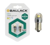 BALLACK Lamp. BA9S LED Bianco - 12V 2pz | Lunga Durata | 12V