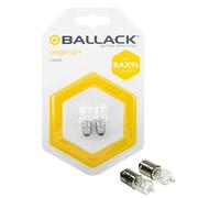 BALLACK Lamp.BAX9S Original alogena 12V 6W 2pz | Omologata ECE R37 | 12V