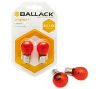 BALLACK Lamp.P21W Original Arancio 12V 21W 2pz | Omologata ECE R37 | 12V