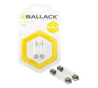 BALLACK Lamp.Silur SV8,5 41mm Origin 12V 10W 2pz | Omologata ECE R37 | 12V