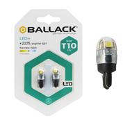 BALLACK Lamp. T10 LED Bianco - 12V 2pz