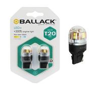 BALLACK Lamp. T20 LED 2 cont Bia - 12V 2p