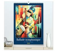 Ballade symphonique (Calendrier mural 2026 DIN A2 horizontal) calendrier de bureau: Laissez-vous tenter par une expérience sensorielle incomparable ... créer une symphonie visuelle inoubliable.
