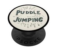 Ballando attraverso pozzanghere con una spruzzata di divertimento PopSockets PopGrip Adesivo