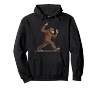 Ballando Bigfoot con sfumature e swagger Felpa con Cappuccio
