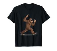 Ballando Bigfoot con sfumature e swagger Maglietta