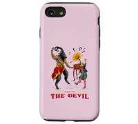 Ballando con il diavolo (Grafica divertente di Satana) Custodia per iPhone SE (2020) / 7/8