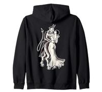 Ballando con Il Diavolo Tattoo Flash Felpa con Cappuccio