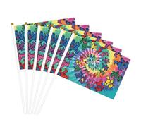 Ballando orso del ringraziamento Stampa Convenienza Bandiera Palmare Bandiere leggere Decor Indoor Outdoor Eventi Feste