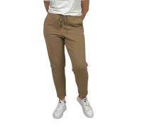 Ballandoro Pantaloni Donna Vita Alta Elasticizzati Autunnali - Chino Sigaretta Comodi, Leggins Eleganti Curvy Elastico in Vita Joggers Morbidi Viscosa (IT, Testo, S, Regular, Regular, Beige)