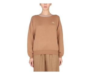 Ballantyne - R Neck Pullover - -Knitwear -Donna -Beige -M