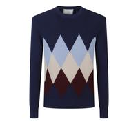 Ballantyne - R Neck Pullover - - Knitwear - Uomo - Blu - M