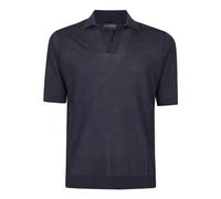 Ballantyne, ,Tops ,Uomo ,Blu ,M Polo a maniche corte semplice