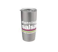 Ballare Salsa è il mio superpotere | SBK Salsa Bachata Kizomba Bicchiere termico in acciaio inox doppia parete