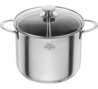 Ballarini 75003-033 - Pentola per pasta, 24 cm, 8 l, in acciaio inossidabile, tipo profondo, doppia mano, pentola piccola, compatibile con induzione, lavabile in lavastoviglie
