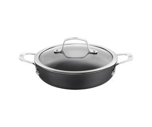BALLARINI Alba Tegame con coperchio - 24 cm, alluminio, Keravis Titanium Extreme
