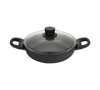 BALLARINI Avola Tegame con coperchio in vetro - 28 cm, alluminio, Keravis Extreme