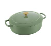 Ballarini Bellamonte Cocotte 31 cm, ovale, verde, ghisa