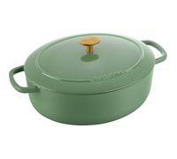 Ballarini Bellamonte pentola ovale in ghisa - 4,5 litri, verde