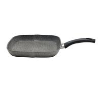 Bistecchiera Cortina Eco Granitium alluminio cm 28x28 Piastra Griglia BALLARINI