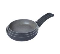 BALLARINI Capri Granitium Set di padelle, 3-pz. / 20/24/28 cm, Alluminio