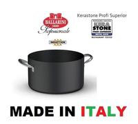 BALLARINI CASSERUOLA 2-M INDUZIONE ANTIADERENTE KERASTONE 6018 20 24 28 - 2026