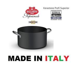 BALLARINI CASSERUOLA 2-M INDUZIONE ANTIADERENTE KERASTONE 6018 20 24 28 - 2026