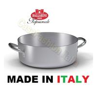 BALLARINI CASSERUOLA BASSA 5MM 4016 24 28 32 36 40 ALLUMINIO PROFESSIONALE