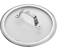 Ballarini Coperchio in vetro Salina, blocco umidità e sapore. Manico ergonomico. Vetro trasparente con finiture in acciaio inox 18/10 di alta qualità. Adatto per l'uso con tutte le serie Ballarini