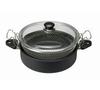 Ballarini Gli Speciali Eccofritto, Alluminio, Nero, 28 cm