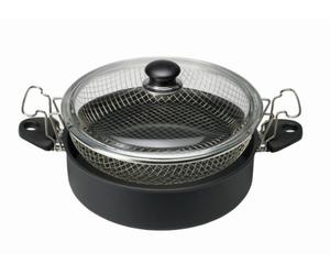 Ballarini Gli Speciali Eccofritto, Alluminio, Nero, 28 cm