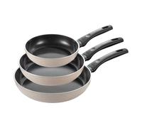 BALLARINI Ledro Set di padelle, 3-pz. / 20/24/28 cm, beige, Alluminio