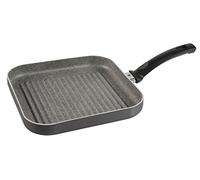 Ballarini Lucca Bistecchiera Granitium Antiaderente, Alluminio, Nero, 27 x 27 cm