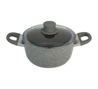 BALLARINI MURANO CASSERUOLA GRANITIUM 24 CM CON COPERCHIO